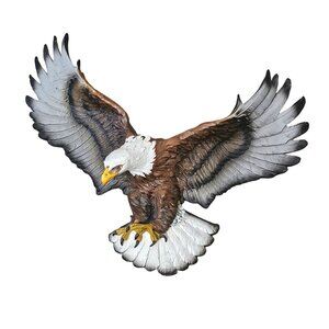 American Bald Eagle by W. Ray Bossons England Wall Plaque 1982 Fraser Art